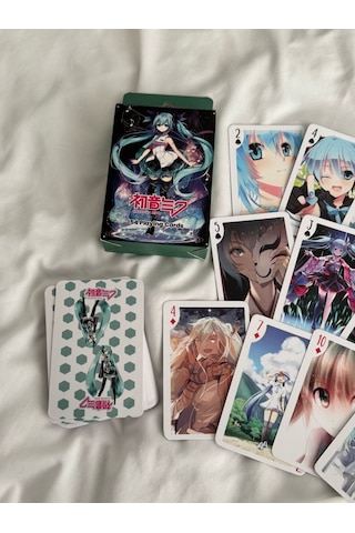 Dükkan Design Hatsune Miku İskambil/oyun Kartları