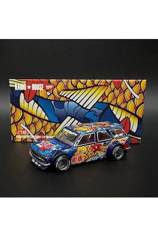 Kaido House Mini Gt Datsun Kaido 510 Wagon Koi Wagon V1- Blue 1/64 248 2026