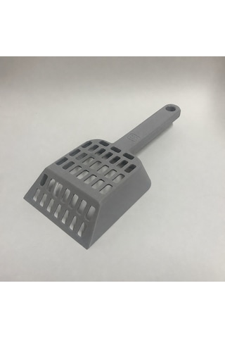 Gees Global 3d Baskı Kedi Kumu Küreği - Geniş Hazneli Eleme Küreği-siyah Gbzs