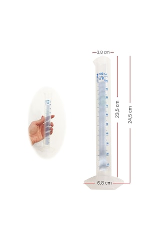 Aek-tech 0-40 Etil Alkol Alkolmetre Ve 100ml Plastik Mezür Seti