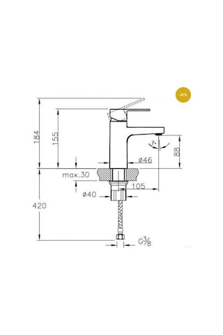 Punto Squa  Lavabo Bataryası A42579