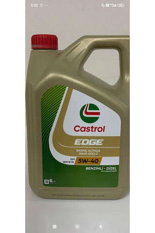 Castrol Edge 5W-40 Motor Yağı 4 L
