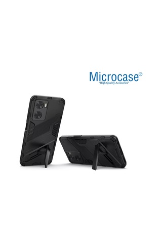 Oneplus Nord N20 Se Matrix Serisi Armor Standli Kilif-Siyah 559508883