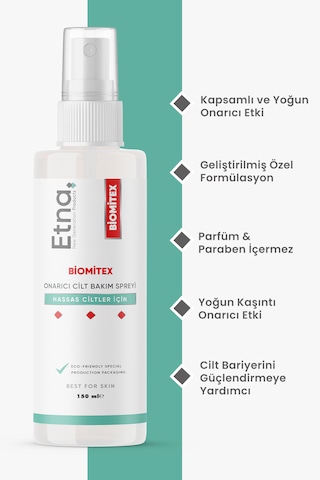 Etna Pharma Biomitex Onarıcı Cilt Bakım Losyonu 150 Ml U.y.u.z, Scabıes - Sprey Formatında