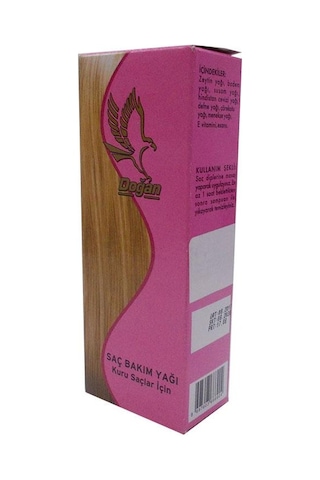 Doğan Baharatçılık Kuru Saçlar İçin Saç Bakım Yağı 100 ML
