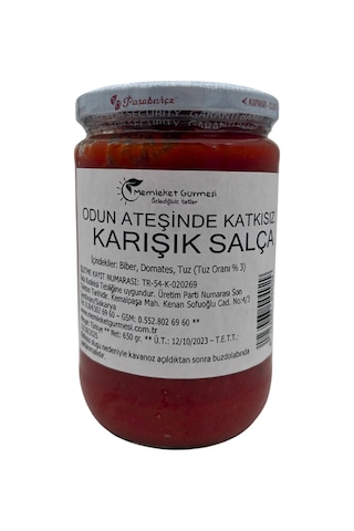 Ev Yapımı Karışık Salça 650 Gr Ccs-6054