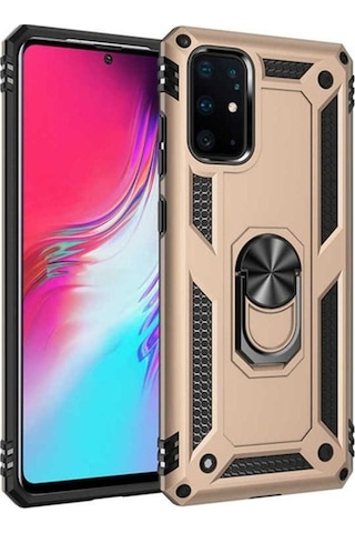 Galaxy S20 Plus Kılıf Zore Vega Kapak Gold