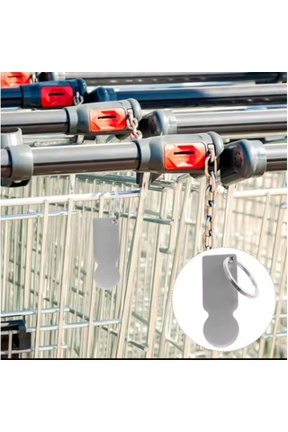 Gümüş Metal Jeton Anahtarlık