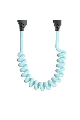 Alfais 6008 Usb Type-c Lightning 4'ü 1 Arada 65w Pd Hızlı Şarj Data Kablosu 1.5m Spiral Çevirici