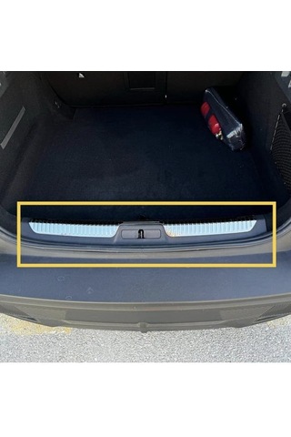 Peugeot 408 Krom Set 2022 6 Parça Paslanmaz Çelik Yan Kapı Çıtası + Arka Tampon + Bagaj İç Eşiği