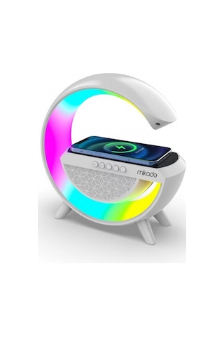 Mıkado Md-g111, 10w, Usb/bt/tf, Rgb Işıklı, 1800mah 15w Kablosuz