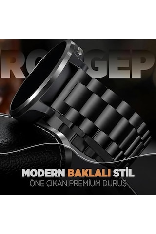 İle Uyumlu Kısaltma Aparatlı 20mm Çelik Kordon Samsung Galaxy Watch 7/6/5/4 Serisi 40mm/44mm Watch 6/4 Classic 47/43/42mm İçin Metal Kordon Bakla Model Samsung Galaxy Watch 7 Kordonu