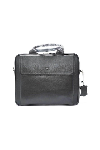 Deri Laptop Askılı Evrak Çantası / 1717 Siyah-126342 Siyah