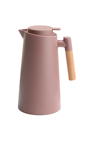 Hallow Termal Kahve Sürahi Çift Duvarlı Vakum Cezve Termal Kahve 1 L