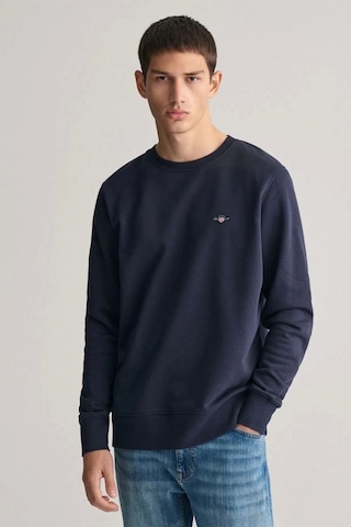 Gant Erkek Lacivert Regular Fit Sweatshirt Lacivert