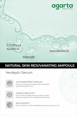 Agarta Naturel Skin Rejuvanating Ampoule Yenileyici Serum 50 ML