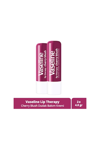 Vaseline Lip Therapy Dudak Bakım Kremi Cherry Blush 4.8 Gr X2