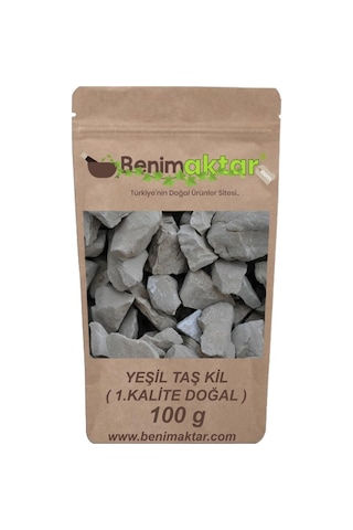 Benimaktar Yeşil Taş Yenilebilir Kil 100 G