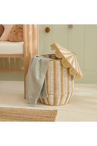 Karaca Home Nelia Çamaşır Ve Oyuncak Sepeti 40,5x38x50 Cm Kahverengi
