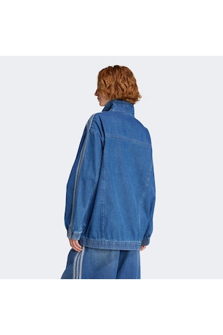 Adidas Adicolor Adilenium Denim Kadın Eşofman Üstü Jy2896 Mavi