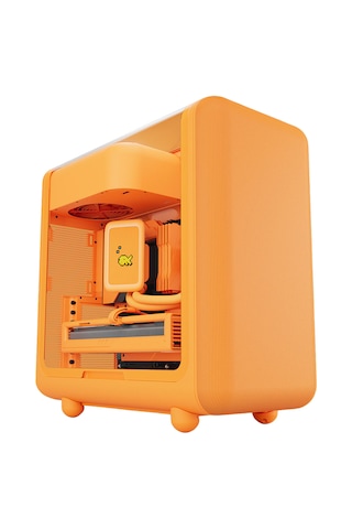 Hyte X50 Astral Orange Temperli Cam Usb 3.2 Atx Mid Tower Gaming Kasa Cs-hyte-x50g-ao