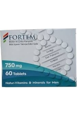 Fortem Biotin Ve Çinko Karışımlı Bitki Içeren Takviye Edici Gıda
