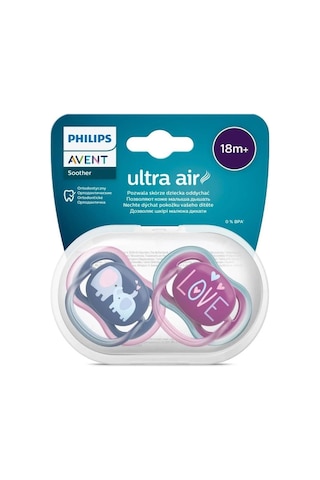 Philips Avent SCF349/22 Ultra Air 18+ Ay 2'li Kız Emzik