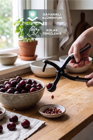 Alüminyum Döküm Vişne Kiraz Ve Zeytin Çekirdek Çıkarıcı