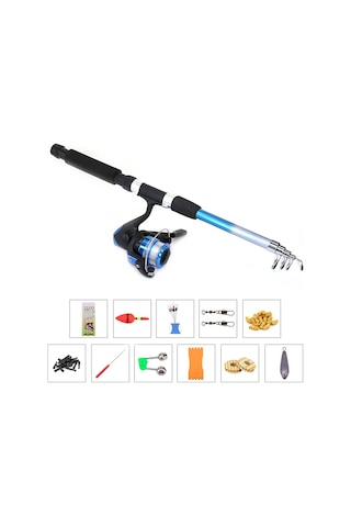 Mufunye Olta Makarası Olta Takımı Olta Kamışı Makarası Seti Balıkçılık Aksesuarlarıyla