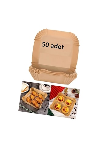 Fritöz Pişirme Kağıdı 50 Evimdeyokyok Çok Renkli