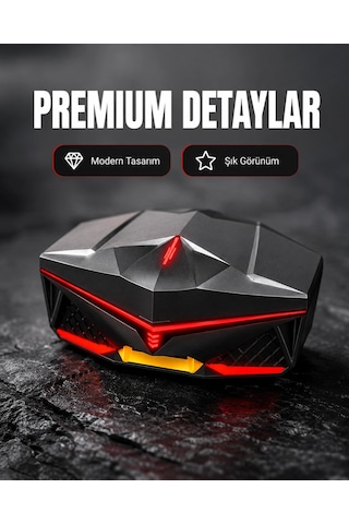 Bay Kablosuz Bluetooth 5.0 Metal Kasa Gaming Kulaklık Yeni Nesil Najmaddin