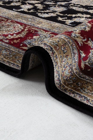 Herat 2807 Siyah Salon, Koridor/yolluk, Mutfak, Antre, Yatak Ve Oturma Odası Halısı Siyah