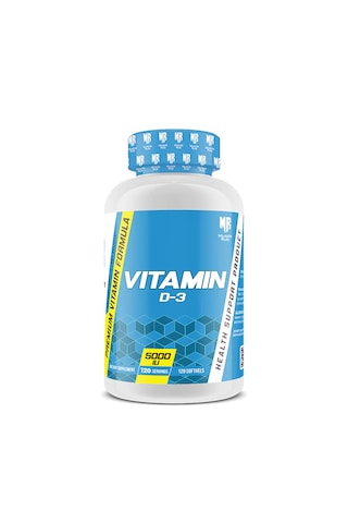 Muscle Rulz Vıtamın D3 5000 120 Softgels