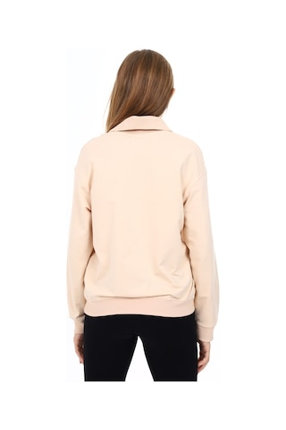 Toontoy Kız Çocuk Çelenk Tnty Baskılı Sweatshirt Bej