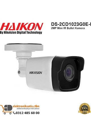 Haikon Ds-2Cd1023G0E-I 2Mp Mini Ir Bullet Kamera