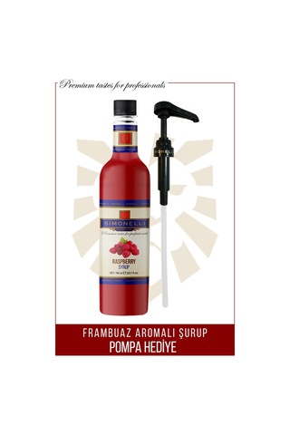 Simonelli Kahve Şurubu Frambuaz Aromalı 700 ML