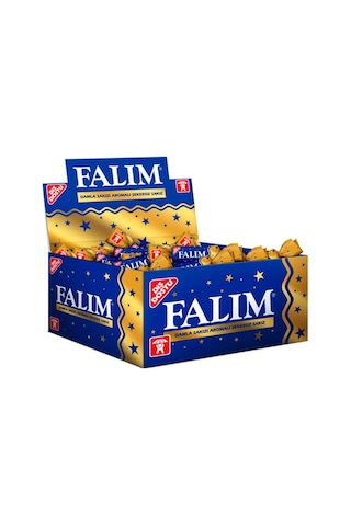 Falım Tekli Damla Sakızı Aromalı Şekersiz Sakız 100 Adet