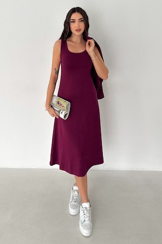 Kadın Düşük Omuzlu Takım Burgundy Drift Bordo