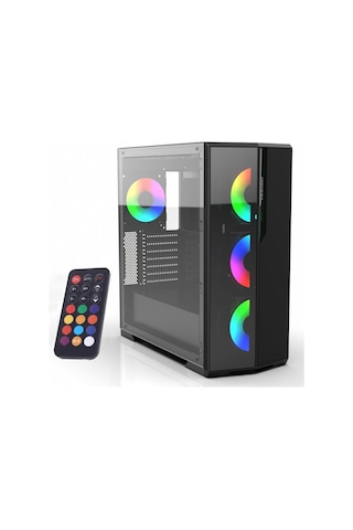 Inca Emg-17xb 4x1200mm Kumandalı Argb Fan Gaming Computer Case