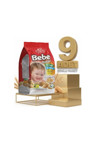 Afia Bebe Bisküvisi Vitamin Katkılı 9x150 Gr