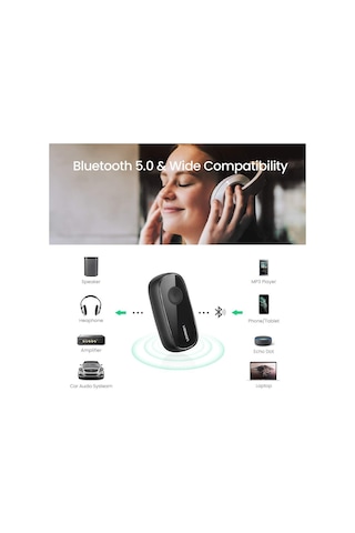Ugreen Aptx Destekli Bluetooth 5.0 Audio Receiver Alıcı 10"