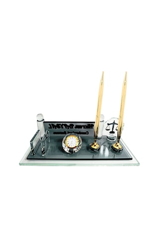 Sentez Masa İsimliği Avukatlara Özel Hediye Masa Üstü İsimlik