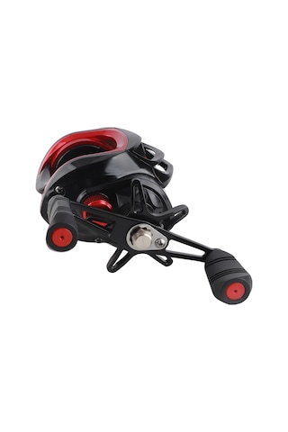 Wezone Kara-kırmızı Su Damla Makinesi 8kg Güçlü Balık Gücü, Paslanmaz Çelik Yataklı, Manyetik Fren Sistemi, Metal Kollü Olta Makinesi Sağ El, 7.2 Hız