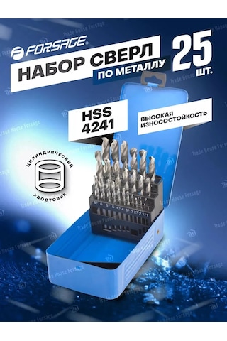 Forsage 25 Parçalık Metal Matkap Ucu Seti 198463100