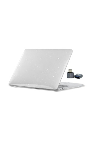 M1 Kılıf 13.3 Inç Sert Kapak A2337 A2179 A1932 Uyumlu Parlak Çizilmez Darbe Önleyici Usb Çevirici Şeffaf Çok Renkli