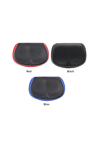 Jeemson Sürekli Konfor Bisiklet Sırtlığı - Burunsuz Tasarım - Pu Deri + Poliüretan Köpük - Siyah Siyah