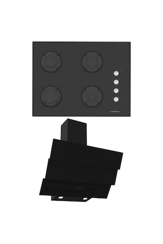 Termikel BH P7144C B - CH S6532C BB Ankastre Set Siyah