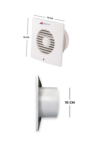 100lük Banyo Tuvalet Aspiratör Havalandırma Fanı 10cm