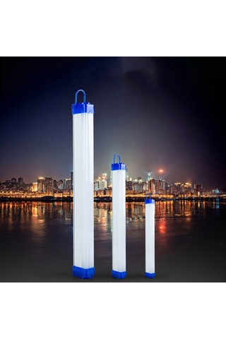 Teltree 40w Usb Şarjlı Taşınabilir Led Işık Tüpü - Kamp, Balıkçılık Ve Acil Durum Aydınlatması Dahili Li-poly Batarya Çok Renkli