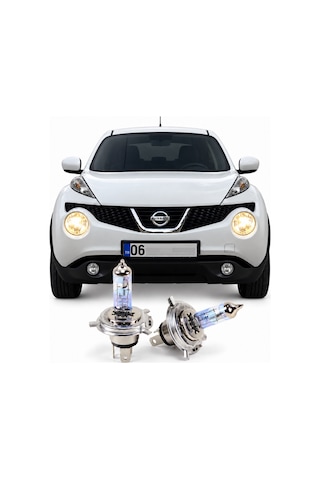 Nıssan Juke Halojen Sarı Kısa Ve Uzun Far Yedek Ampulü H4 Xtreme Vısıon %150 Xv 2 Adet